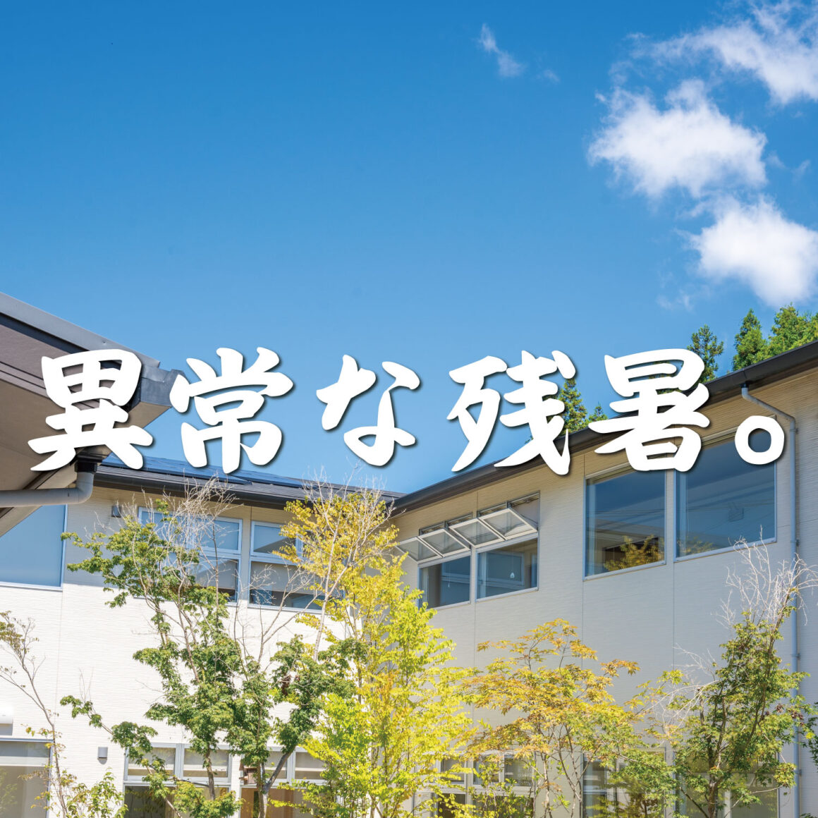 令和５年は暑かった。